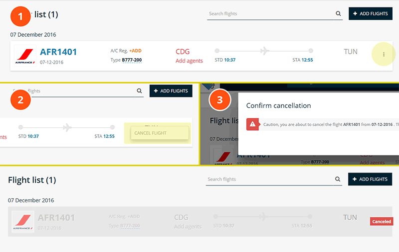 How to cancel a flight