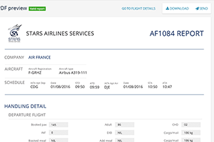 SAFEOPS will fill in your flight report automatically.